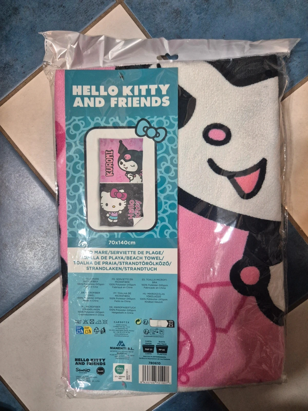 Serviette hello kitty